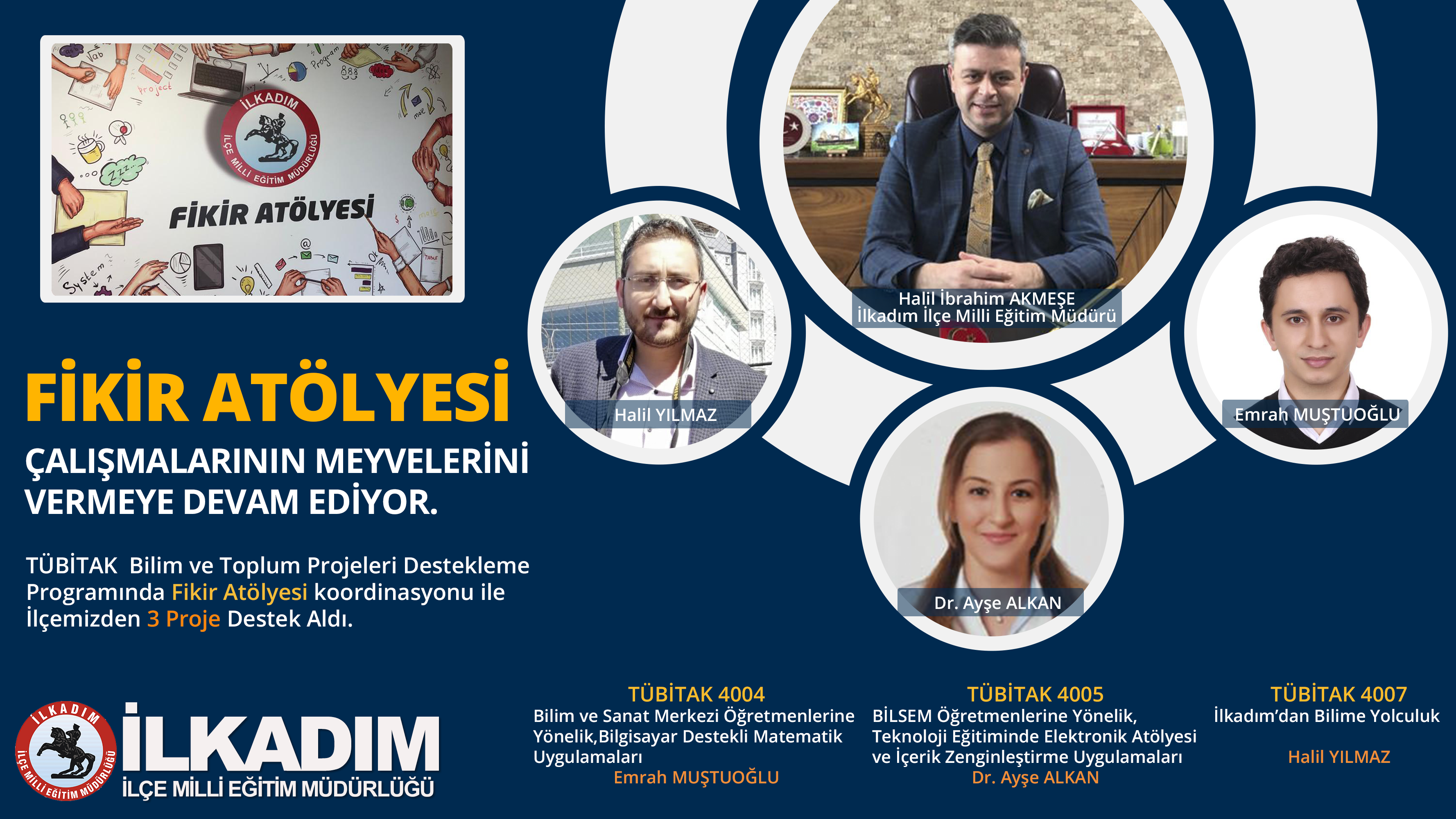 İlkadım İlçe Milli Eğitim Müdürlüğü Fikir Atölyesi Meyvelerini Vermeye Devam Ediyor.