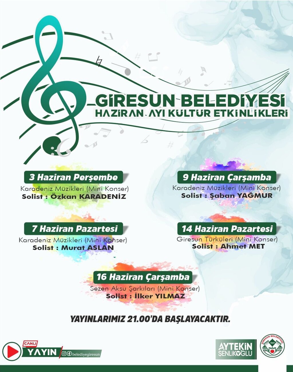 KONSERLERLE EVİNİZE KONUK OLUYORUZ