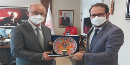 Rektör Ünal, Sağlık Bakan Yardımcısı Birinci’yi Ziyaret Etti