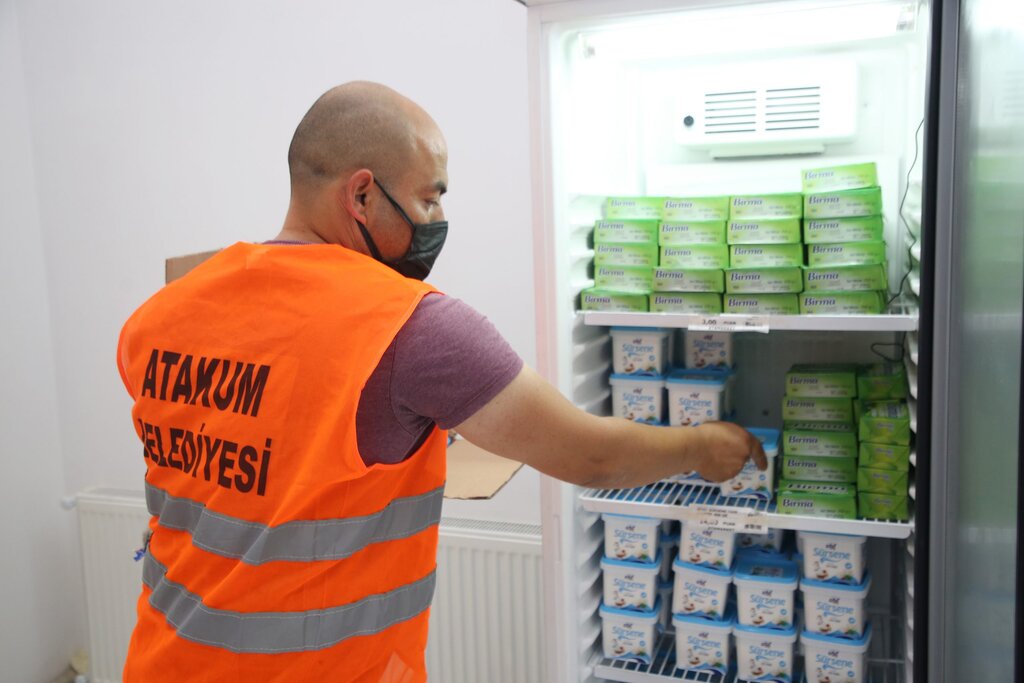 AtaMarket Gıda Bankası 516 yararlanıcıya ulaştı