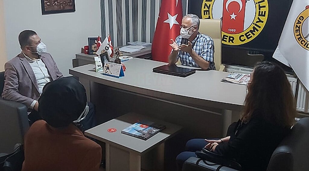 AK Parti İnsan Hakları Heyeti'nden Gazeteciler Cemiyeti'ne Ziyaret