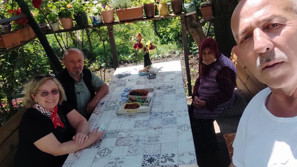 BAFRA KÜSADER BAŞKANI AKDAŞ' TAN  DURSUN AİLESİNE ZİYARET