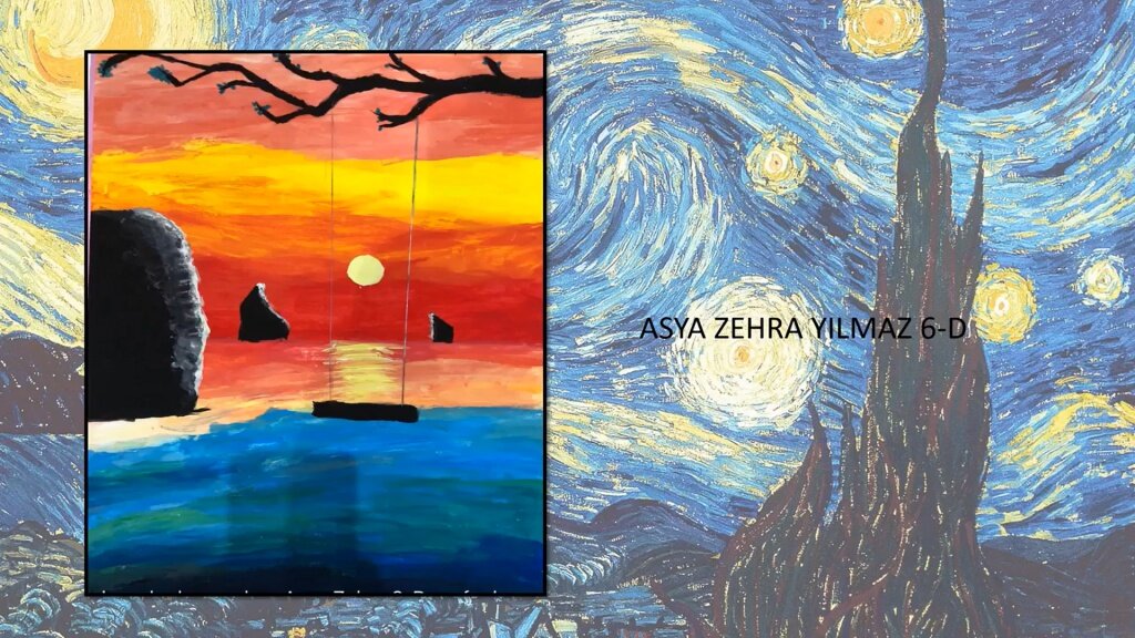 O Okulda KTS Nisan - Mayıs Etkinliği Dijital Görsel Sanatlar Sergisi