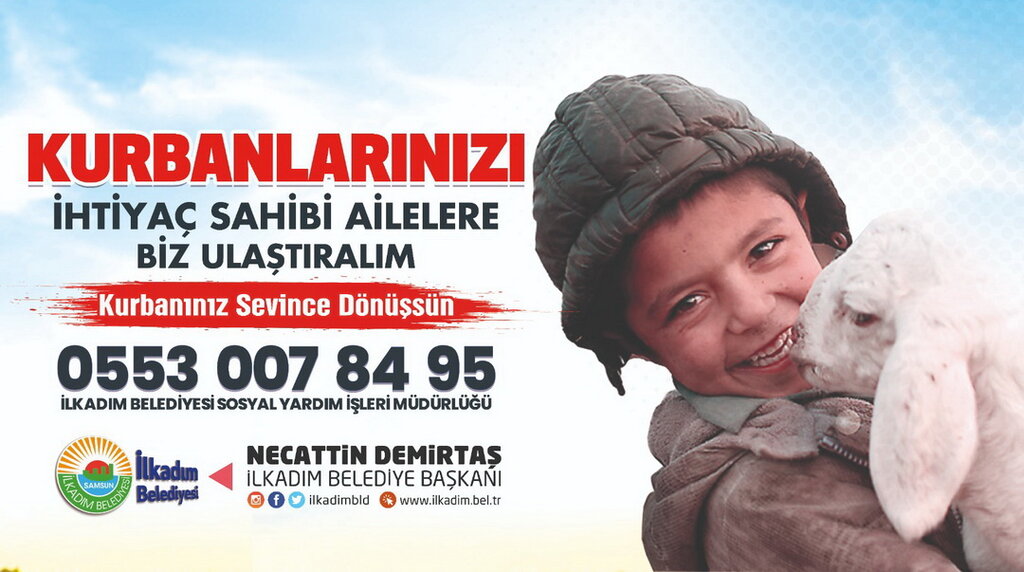 BAŞKAN DEMİRTAŞ, KURBANLARINIZI İHTİYAÇ SAHİPLERİNE BİZ ULAŞTIRALIM