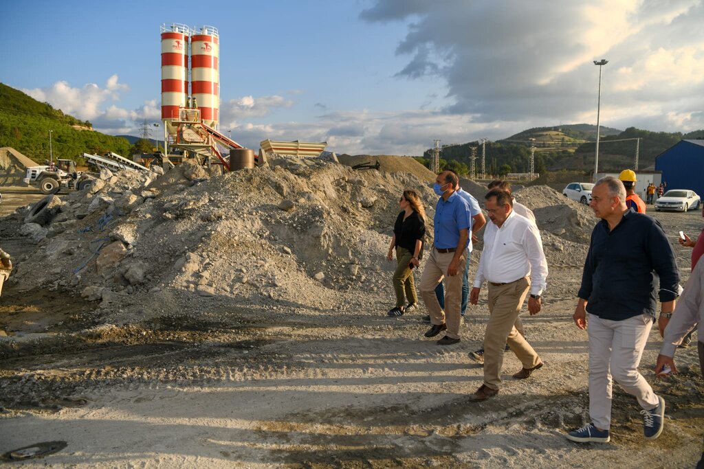 Bafra Mobil Beton Santrali üretime başlıyor