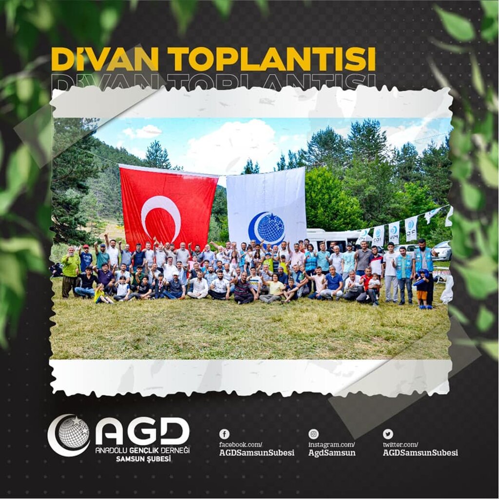 AGD SAMSUN İL DİVAN TOPLANTISI VEZİRKÖPRÜ KUNDUZ ORMANLARI'NDA GERÇEKLEŞTİ
