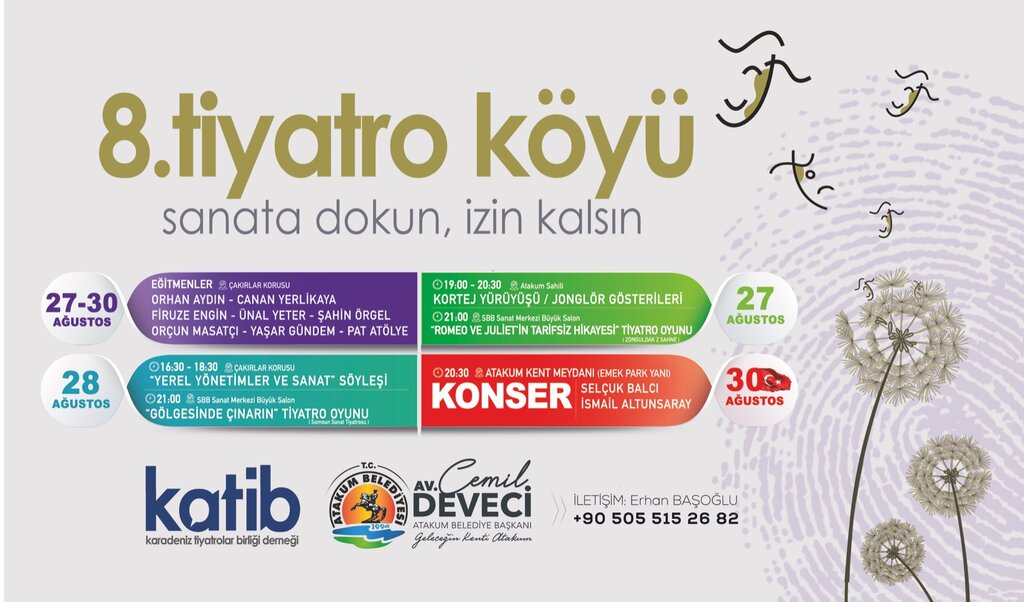 Tiyatronun kalbi Atakum’da atacak 