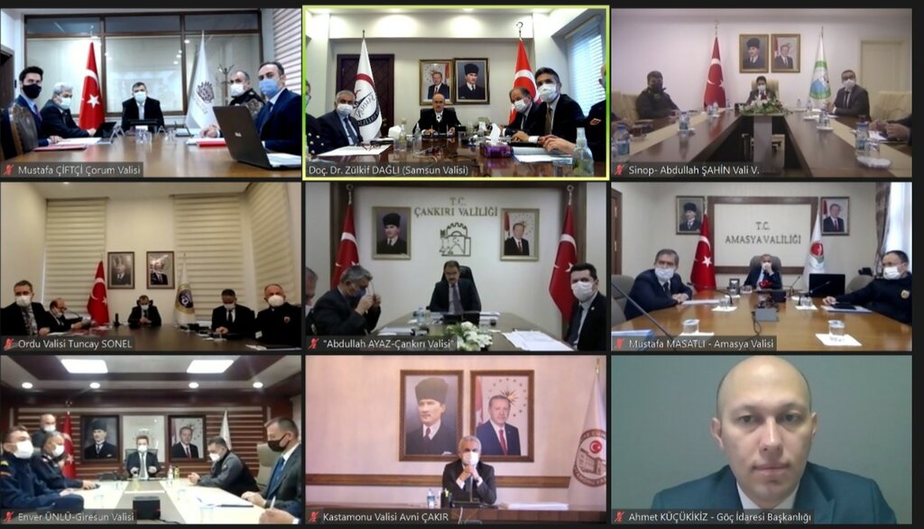 6. Bölge Düzensiz Göçle Mücadele Koordinasyon Toplantısı gerçekleştirildi.