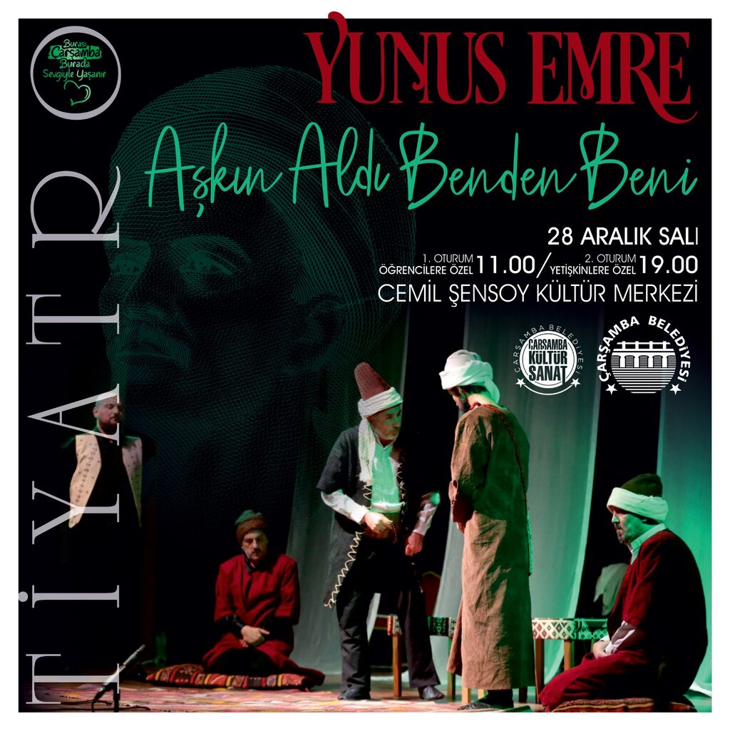 “YUNUS EMRE” ÇARŞAMBA’DA ANILIYOR