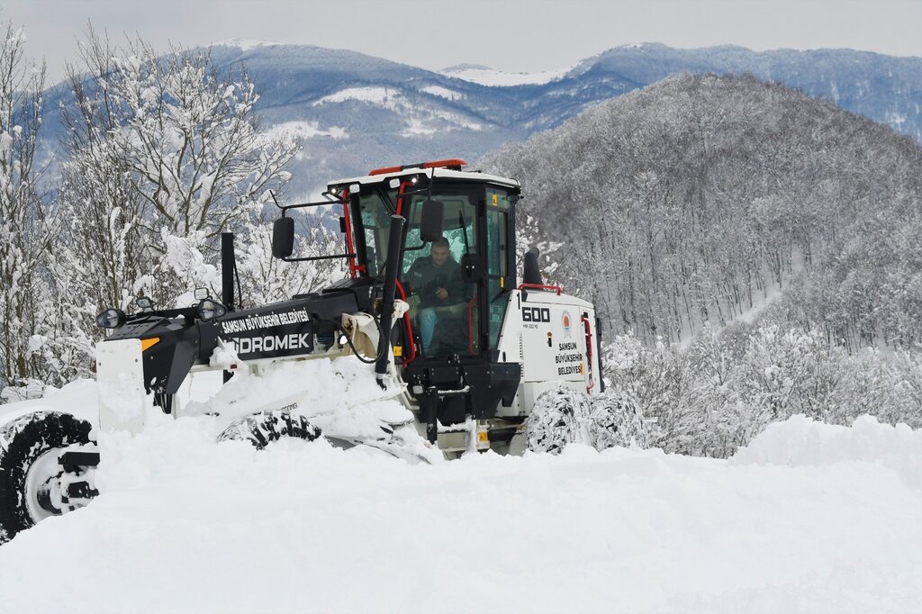 ‘Saklı Cennet‘te karla mücadele