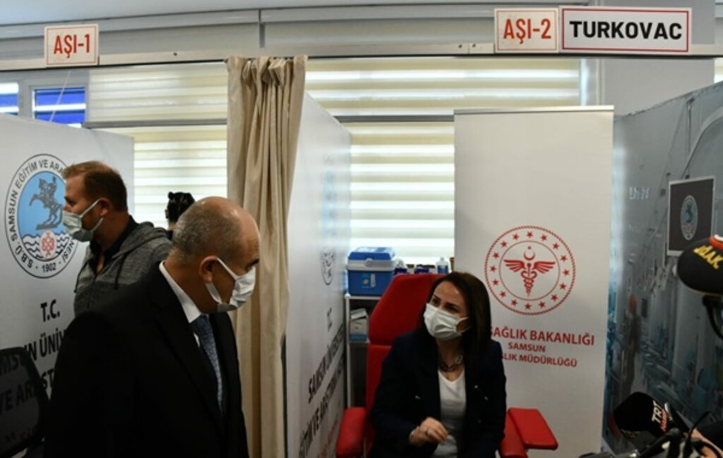 Turkovac Aşısı Bugün İtibarıyla Samsun’da Uygulanmaya Başlandı