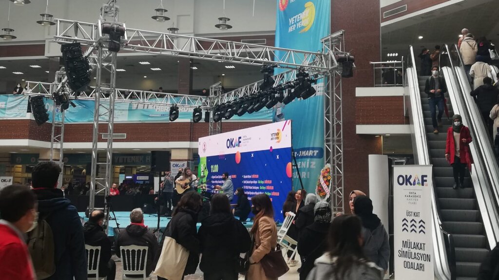 ONUR ATEŞ ANADOLU LİSESİ OMÜ OKAF' TA