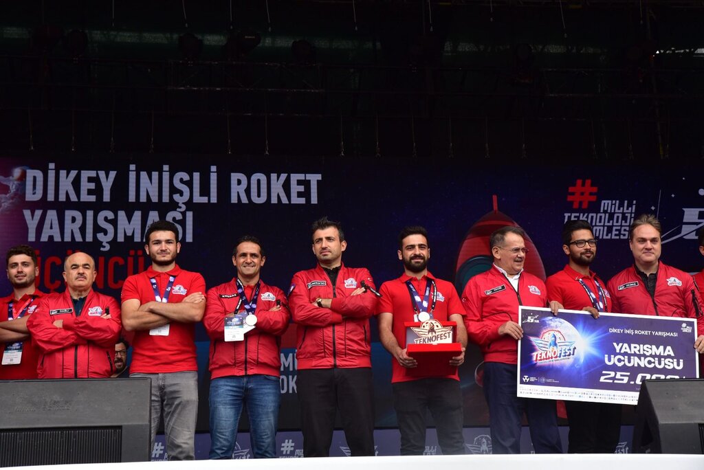 Canik Belediyesi’nin Desteklediği Tanyeli Roket Takımı Türkiye 3.’sü Oldu.