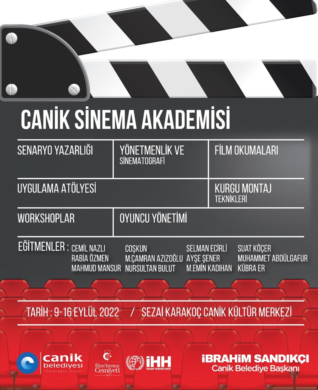 Canik’te Sinema Akademisi Başlıyor