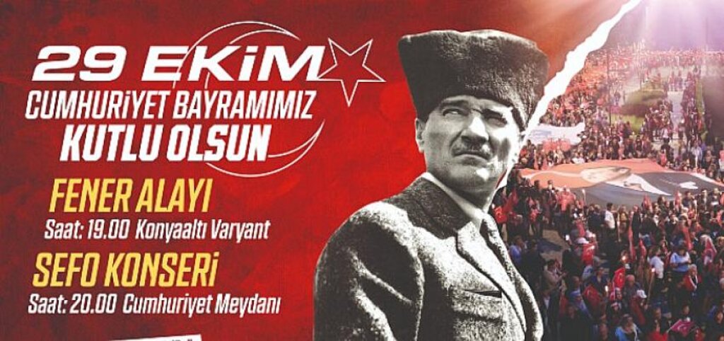 Antalya Büyükşehir Cumhuriyet'in 99. yılını coşkuyla kutlayacak