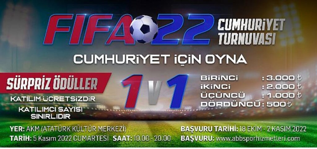 Antalya Büyükşehir 'FİFA 22 Cumhuriyet Turnuvası' Düzenleyecek