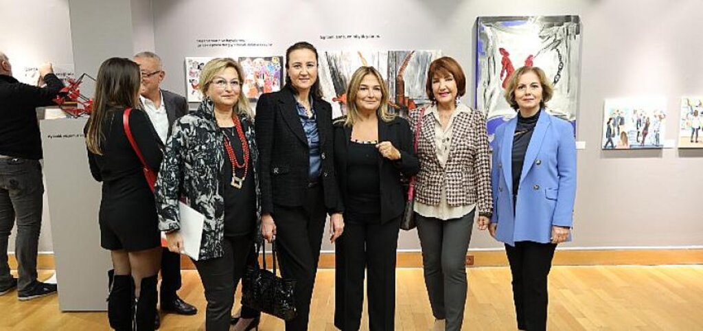 Çağdaş sanat duayenlerinin eserlerinden oluşan HayalimOkul Sergisi açıldı