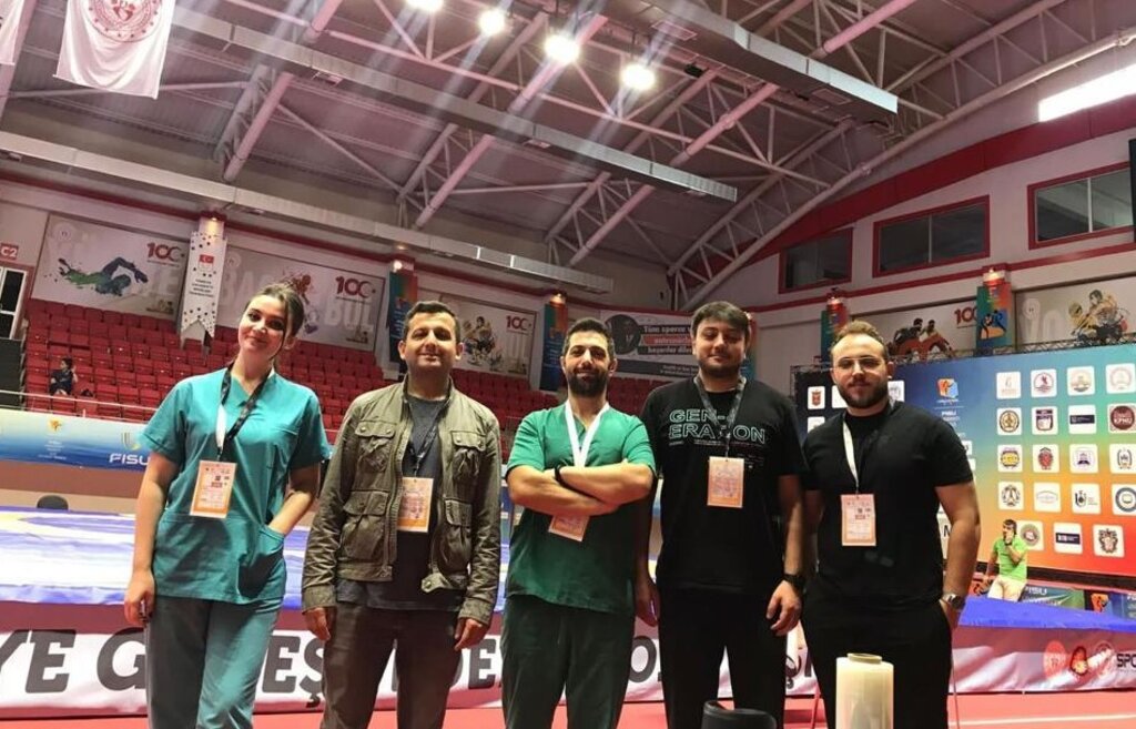 FISU'dan OMÜ Sağlık Ekibine Teşekkür