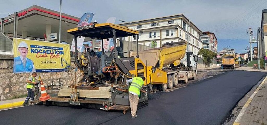 Körfez Abdülhamid Han Caddesi asfaltlandı