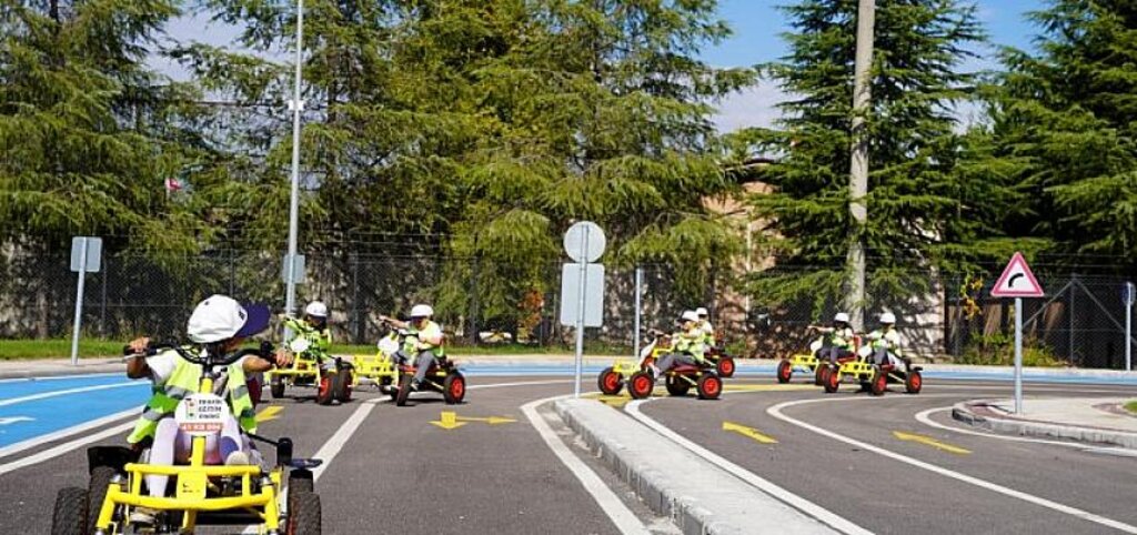 Trafik Eğitim Parkında yoğun mesai