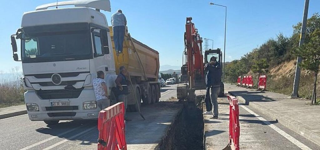 Gebze Muallimköy’de Atıksu Terfi Hattı Yapılıyor