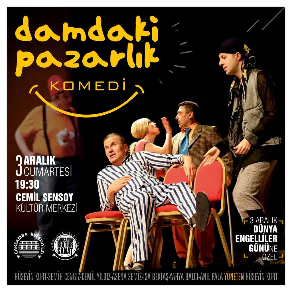 ÇARŞAMBA BELEDİYESİ’NDEN 3 ARALIK DÜNYA ENGELLİLER GÜNÜ’NE ÖZEL TİYATRO