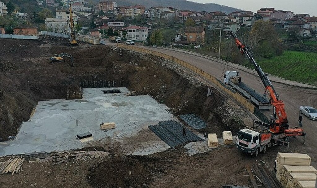 Başiskele Termal Tesiste fore kazık imalatı tamamlandı