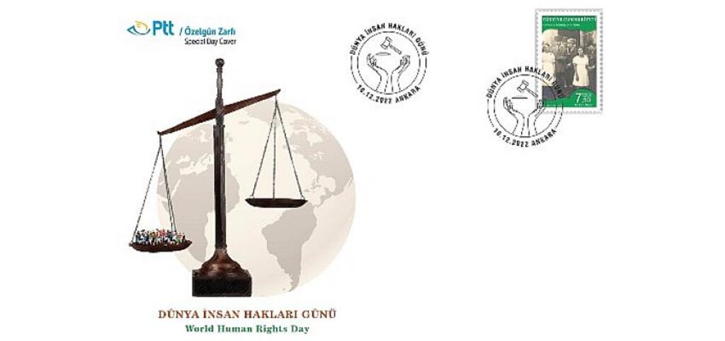 PTT'den “Dünya İnsan Hakları Günü” Konulu Özelgün Zarfı