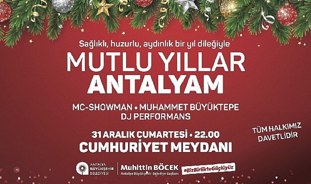 Yeni Yıl kutlamalarının adresi Cumhuriyet Meydanı olacak