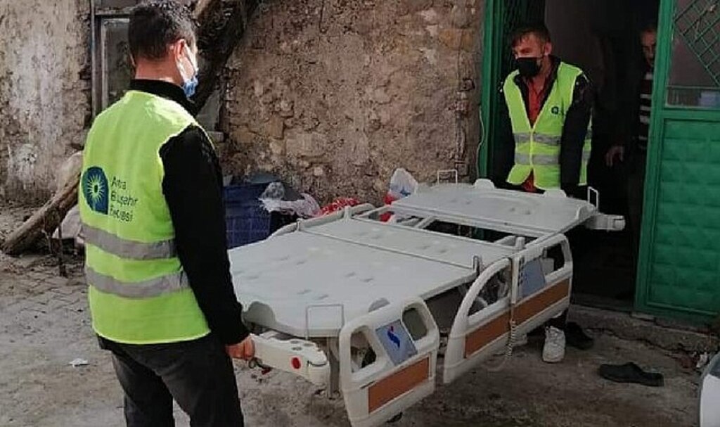 Antalya Büyükşehir'in hasta yatakları derman oluyor