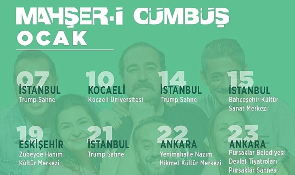 Mahşer-i Cümbüş Ocak Ayı Takvimi Belli Oldu