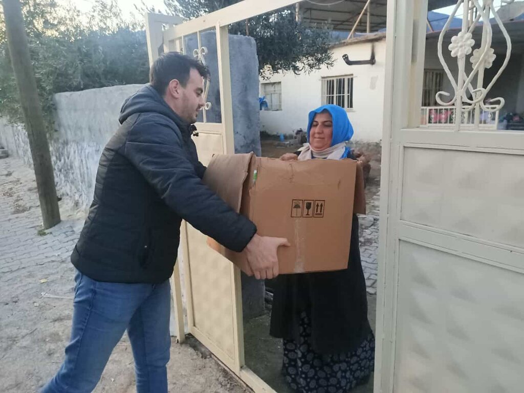 Deprem bölgesinden Atakum’a teşekkür 