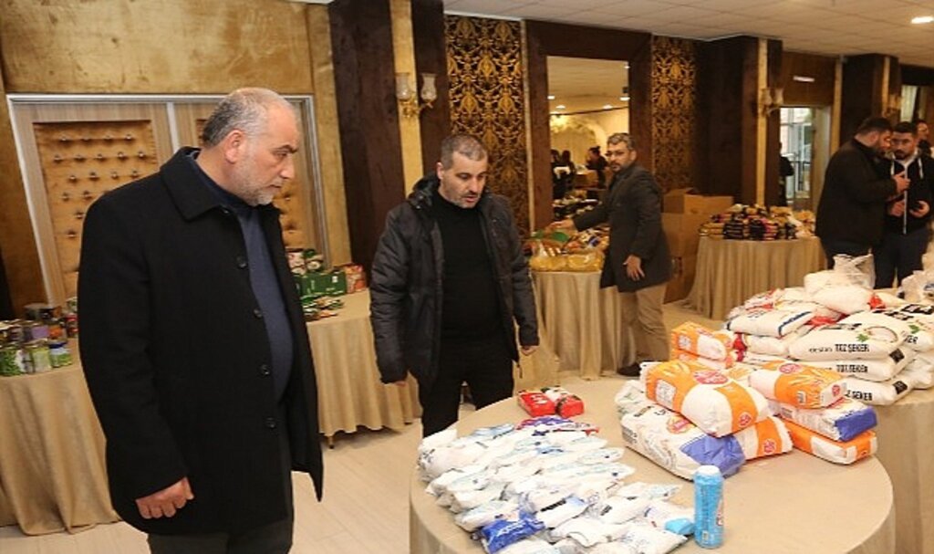 Canik'te Depremzedeler İçin Örnek Dayanışma