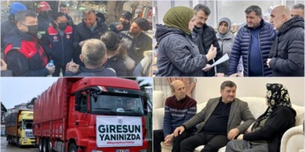 Giresun Afetin Yaralarını Sarmak İçin Seferber Oldu