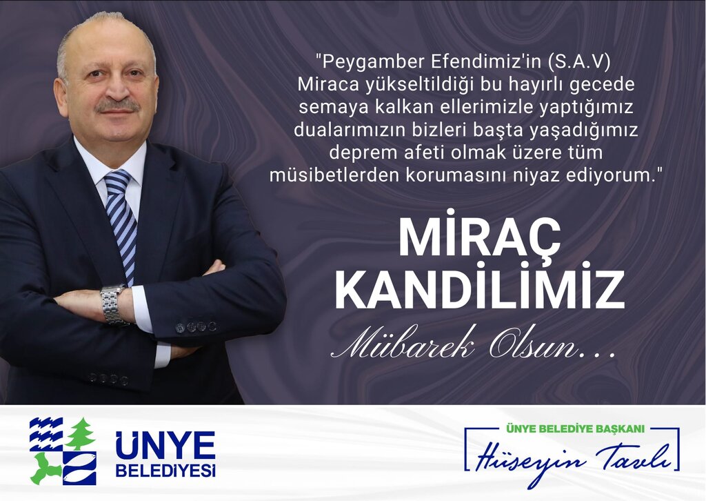 BAŞKAN TAVLI, “MİRAÇ GECESİNDE BOL BOL DUA ETMELİYİZ”