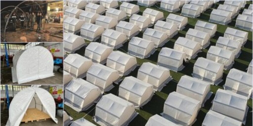 Rize Belediyesi Hatay’a Çadırkent Kuruyor