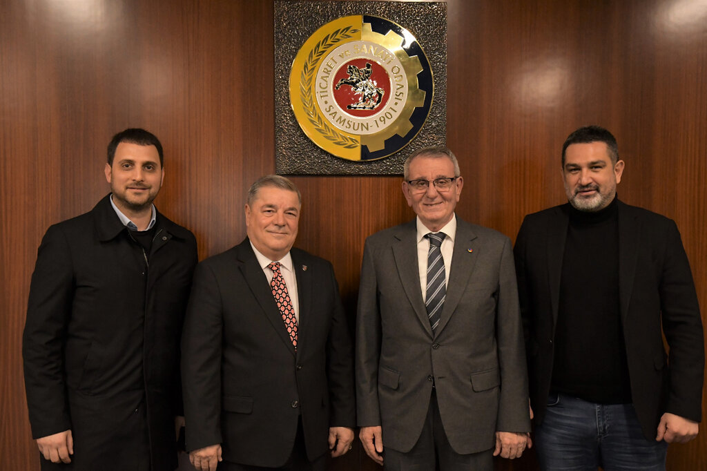 Samsunspor Futbol Kulübü A.Ş,Murzioğlu'nu makamında ziyaret etti.