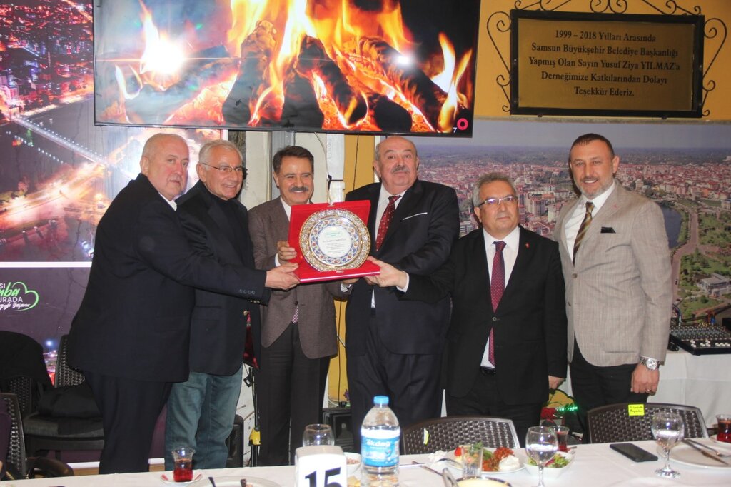 Çarşambalılar Vakfı'ndan Sadettin Sarıoğlu'na teşekkür