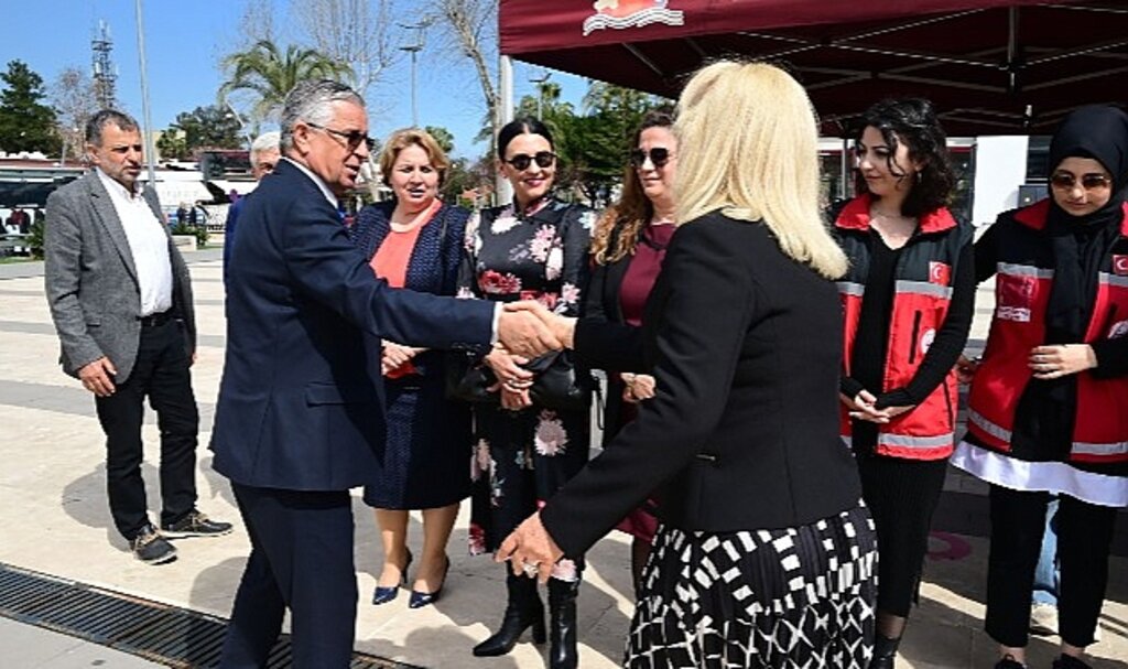 8 Mart Dünya Kadınlar Günü dolayısıyla Kemer'de tören düzenlendi