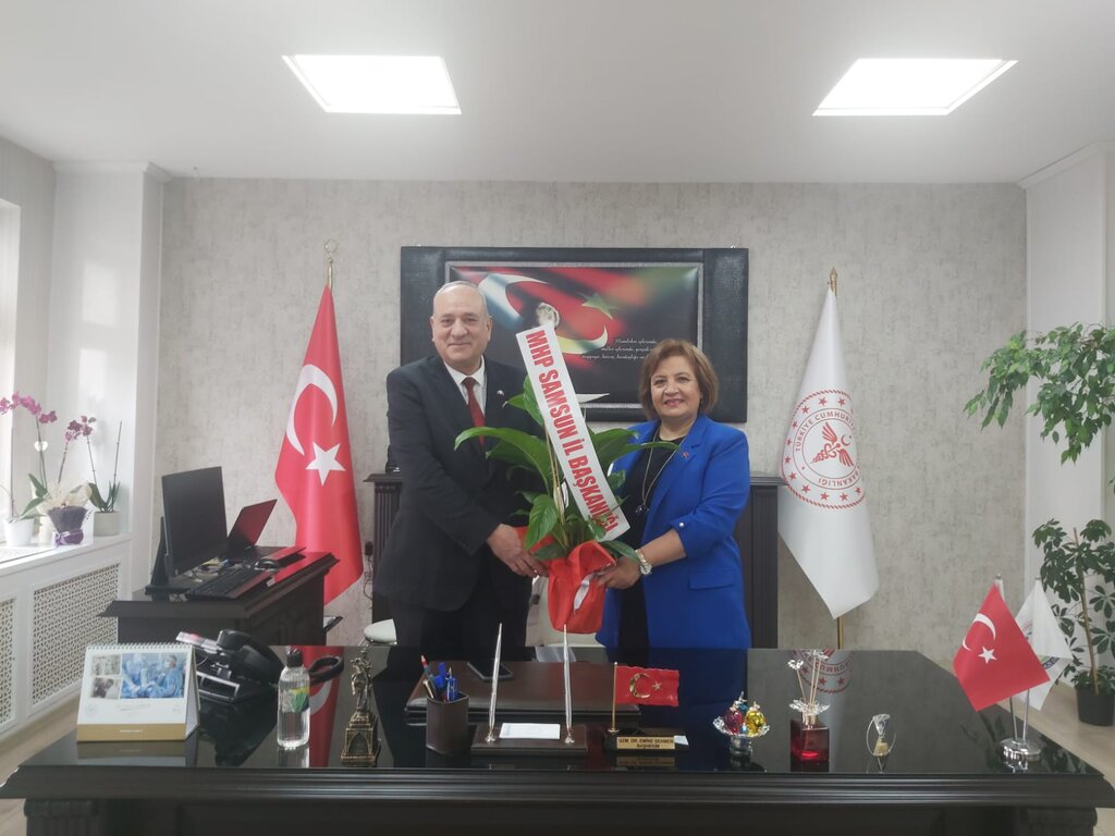 MHP SAMSUN'DAN SAĞLIK ÇALIŞANLARINA 14 MART ZİYARETİ