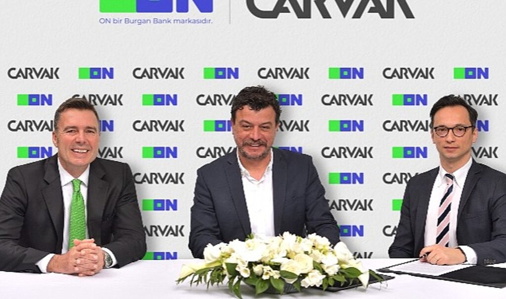 Dijital bankacılık uygulaması ON, Carvak'ın finansal çözüm ortağı oldu