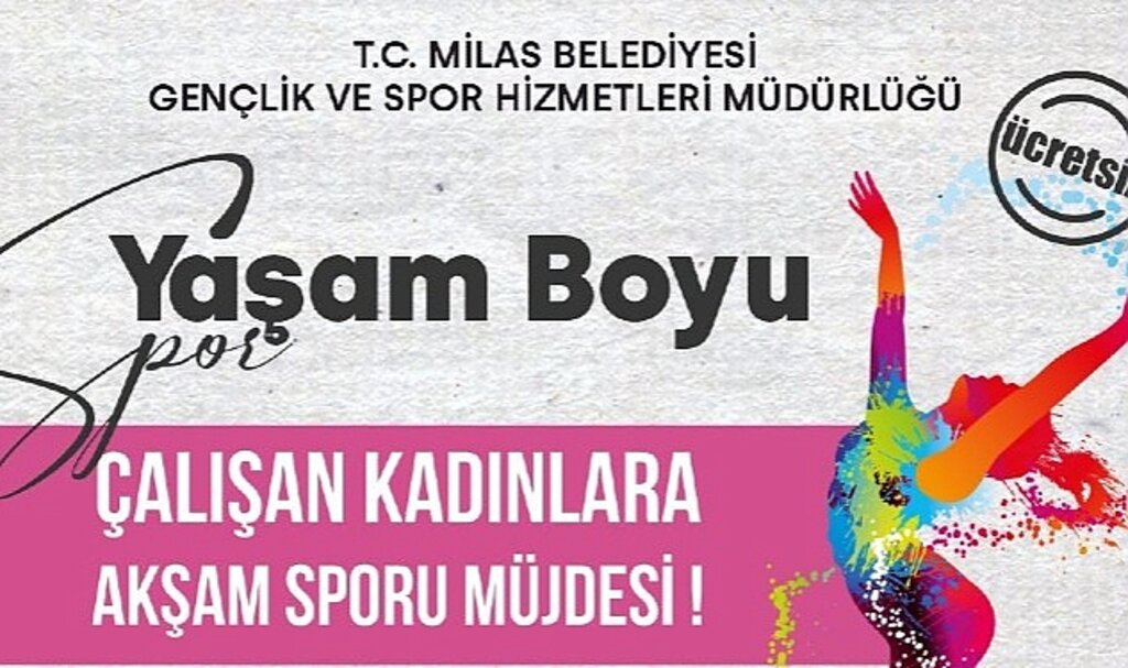 Milas Belediyesi'nden Çalışan Kadınlar İçin 