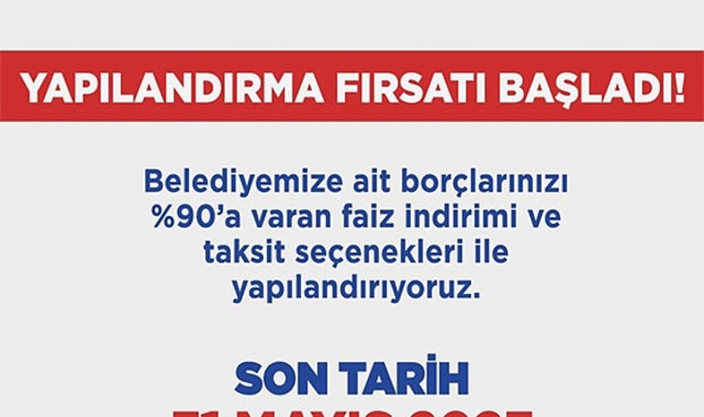 Vergi Borçları İçin Yapılandırma Fırsatı Başladı..!
