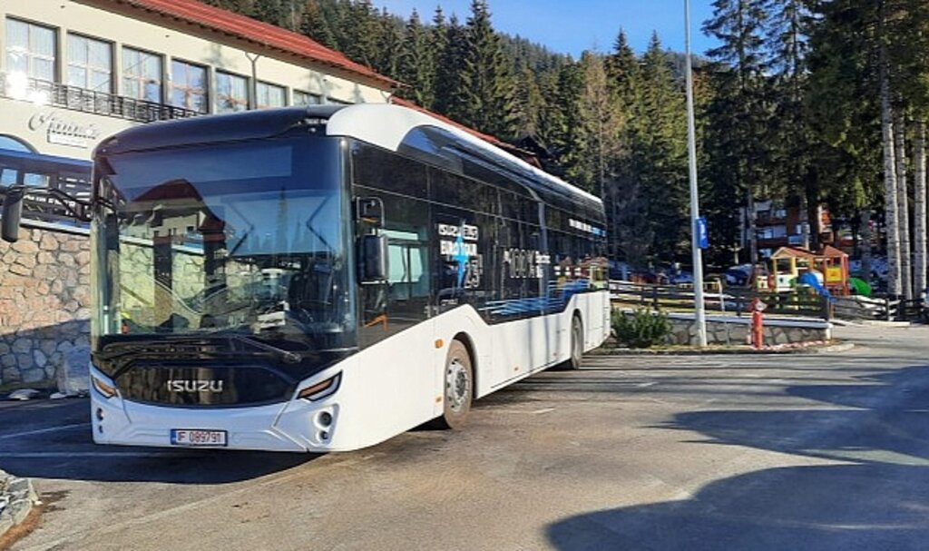Isuzu'nun yüzde 100 elektrikli otobüsü Citivolt, Avrupa demo turu için yola çıktı.