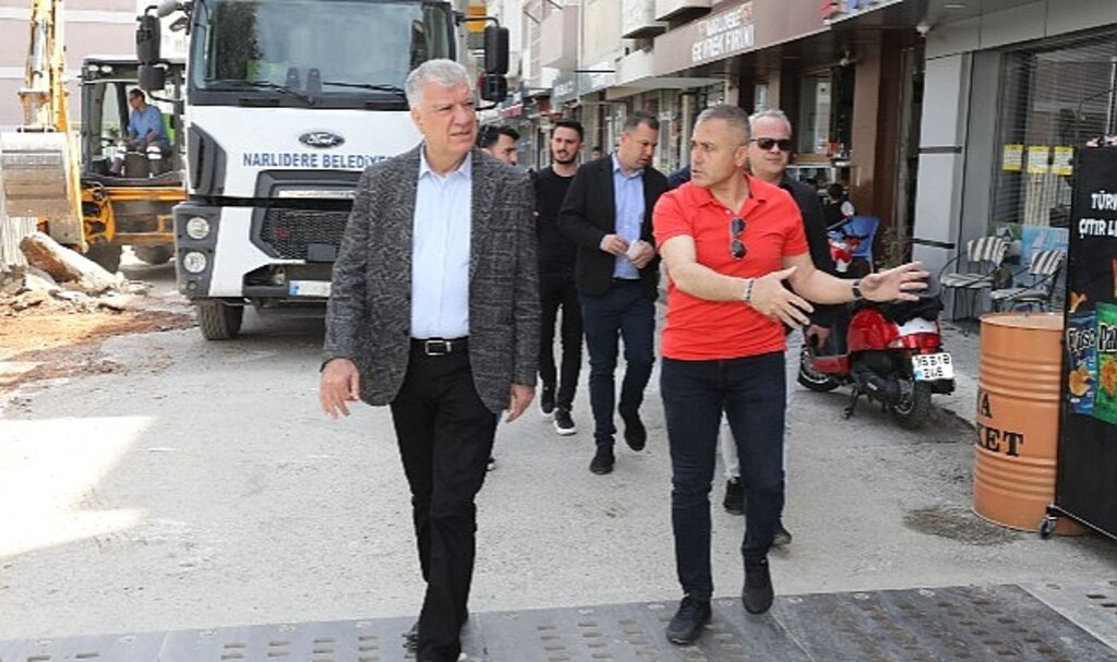 Narlıdere'de Asfalt Mesaisi