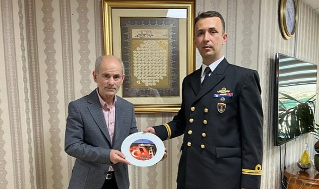 Nusret'in mürettebatından Soydabaş'a ziyaret
