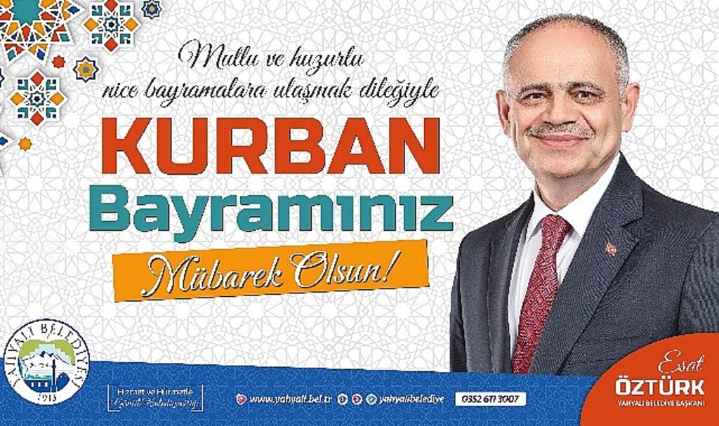 Başkan Esat Öztürk'ten Kurban Bayramı kutlama mesajı