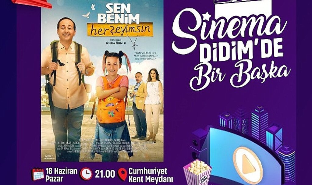 Didim'de Babalar Gününe özel arabalı sinema etkinliği gerçekleştirilecek
