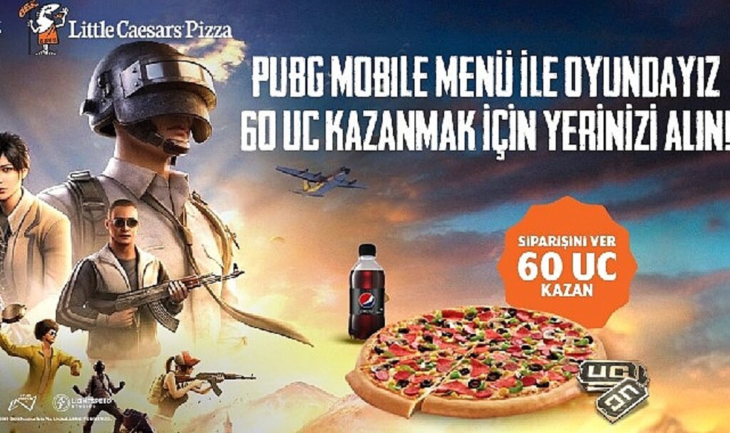 Little Caesars şimdi PUBG Mobile'da