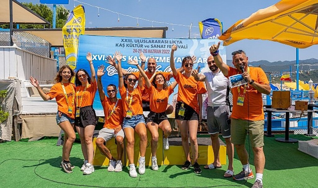Rekortmen yüzücüler Megisti Kaş Swim Race'te 